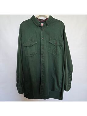 LUCCHESE 1883 ORIGINAL SHIRT MEN BUTTON DOWN LONG SLEEVE WESTERN COWBOY SZ LARGE